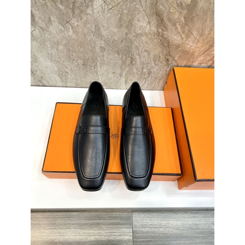 H**mes leather shoes